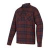 Spennith Shacket Navy/dark Cherry Check
