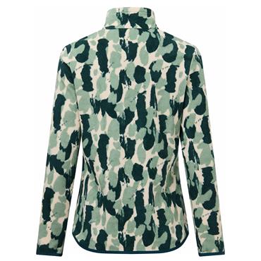 Margot 1/4 Zip Fleece Deep Pine Brushstroke Camo Print