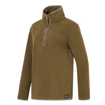 Frankie Fleece Bark Green