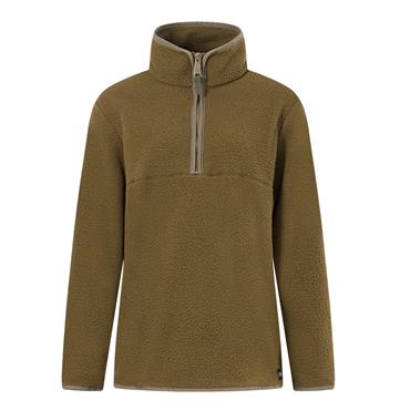 Frankie Fleece Bark Green