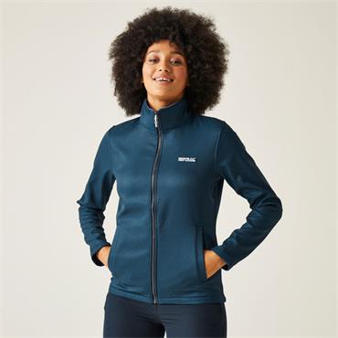 Connie V Walking Jacket Navy Marl
