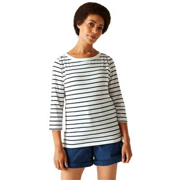 Regatta Bayletta Tee White/navy Stripe