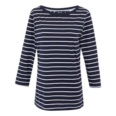Regatta Bayletta Tee Navy/white Stripe