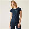 Women's Breezed V T-Shirt Navy