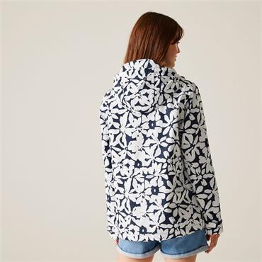 Bayletta Ii Waterproof Jacket Navy/white Large Floral