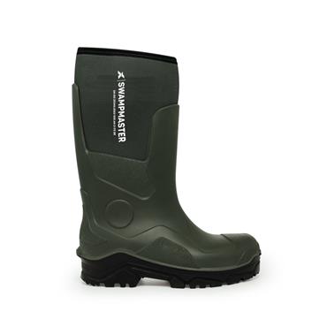Swampmaster Pro Trapper Non-safety Pu-neoprene Wellington Green