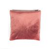 Fervor & Hue Cushion Velvet Plain Rose Quartz 50x50cm