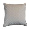 Fervor & Hue Quilted Velvet Cushion Mocha 50x50cm