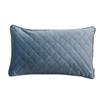 Fervor & Hue Quilted Cushion Gentle Blue 30x50cm