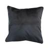 Fervor & Hue Velvet Cushion Plain Black 45x45cm