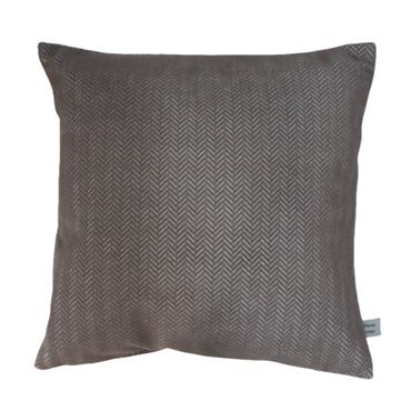 Fervor & Hue Cushion Studio Herringbone Taupe 45x45cm
