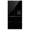 Powerpoint French Door Fridge Freezer Black Glass 91cm