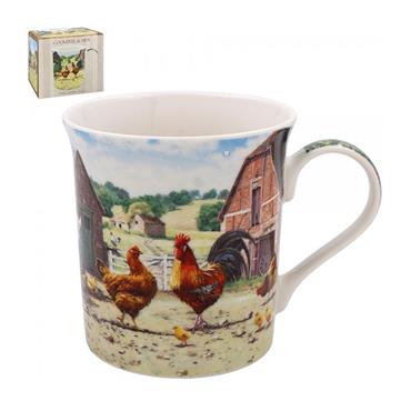 Cockerel And Hen Mug