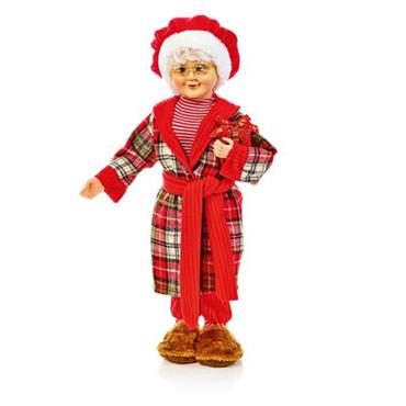 Premier Mrs Claus In Pyjamas 50cm