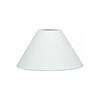 KayKraft Plain Coolie Shade White 14"