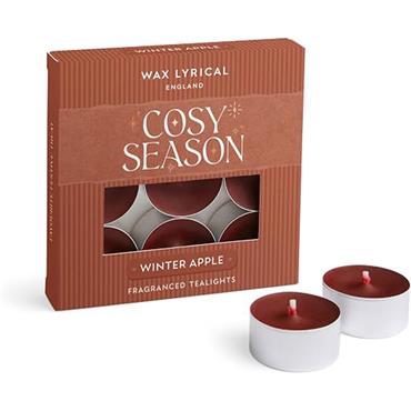 Wax Lyrical Tealights Winter Apple 9 Pack