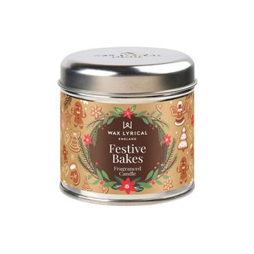 Wax Lyrical Candle Tin Festive Bakes