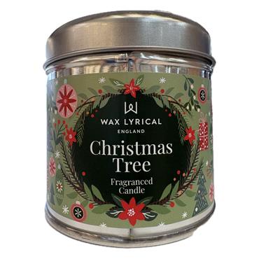Wax Lyrical Candle Tin Christmas Tree