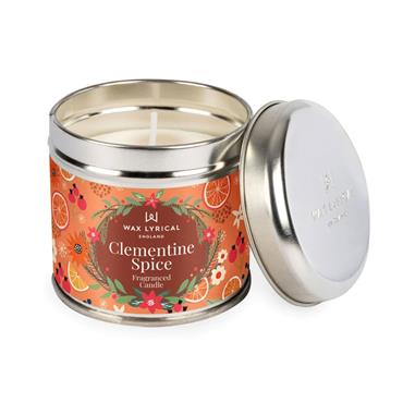 Wax Lyrical Candle Tin Clementine Spice