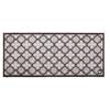 Hug Rug Paw Print Moroccan Tile Grey Runner 65x85cm