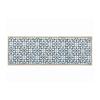 Harlequin Tile Blue Runner 50x150cm