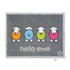 Hug Rug Hello Ewe Herdy Mat 50x75cm