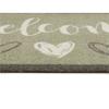 My Mat Indoor Welcome Hearts Sage Mat 50x75cm