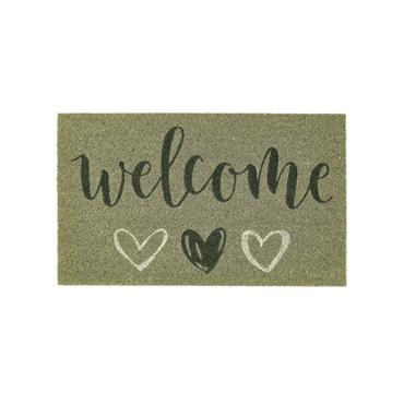 My Mat Coir Welcome Sage Mat 45x75cm