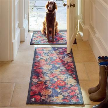Hug Rug Dark Florals Runner 65x150cm