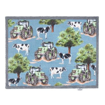 Hug Rug Farmyard Tractors & Cows Mat 65x85cm