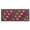 Hug Rug Wipe Your Paws Burgundy Runner 65x150cm