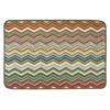 My Mat Candy Multi Green Zig Zag Mat 50x75cm