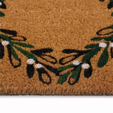My Mat Coir Mistletoe Heart Mat 40x60cm