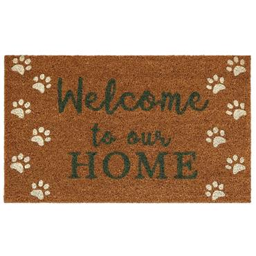 My Mat Coir Welcome Paws Mat 45x75cm
