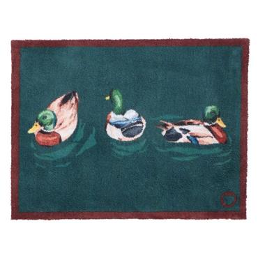 Hug Rug Swimming Ducks Teal Mat 65x85cm