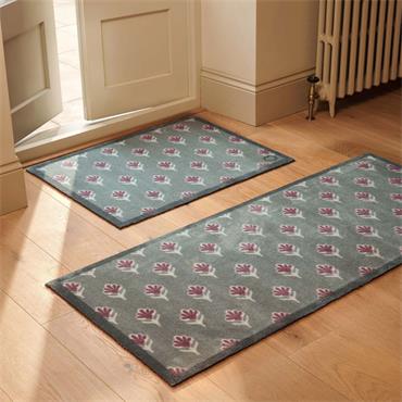 Hug Rug Ditsy Floral Green Runner 65x150cm