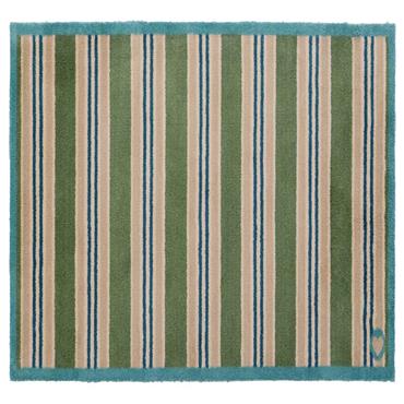 HUG RUG TIMELESS STRIPE GREEN RUNNER 65x150cm