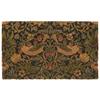 Morris & Co Coir Strawberry Thief Navy Mat 45x75cm