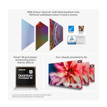 Samsung 65" 4k Qled Pedestal Smart Tv