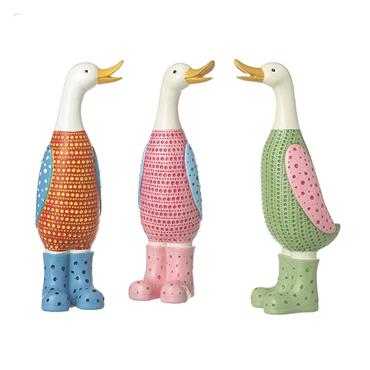 Standing Duck In Boots Medium Assorted