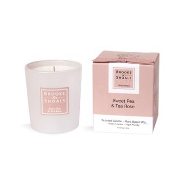 Brooke & Shoals Regular Candle Sweet Pea Tea Rose