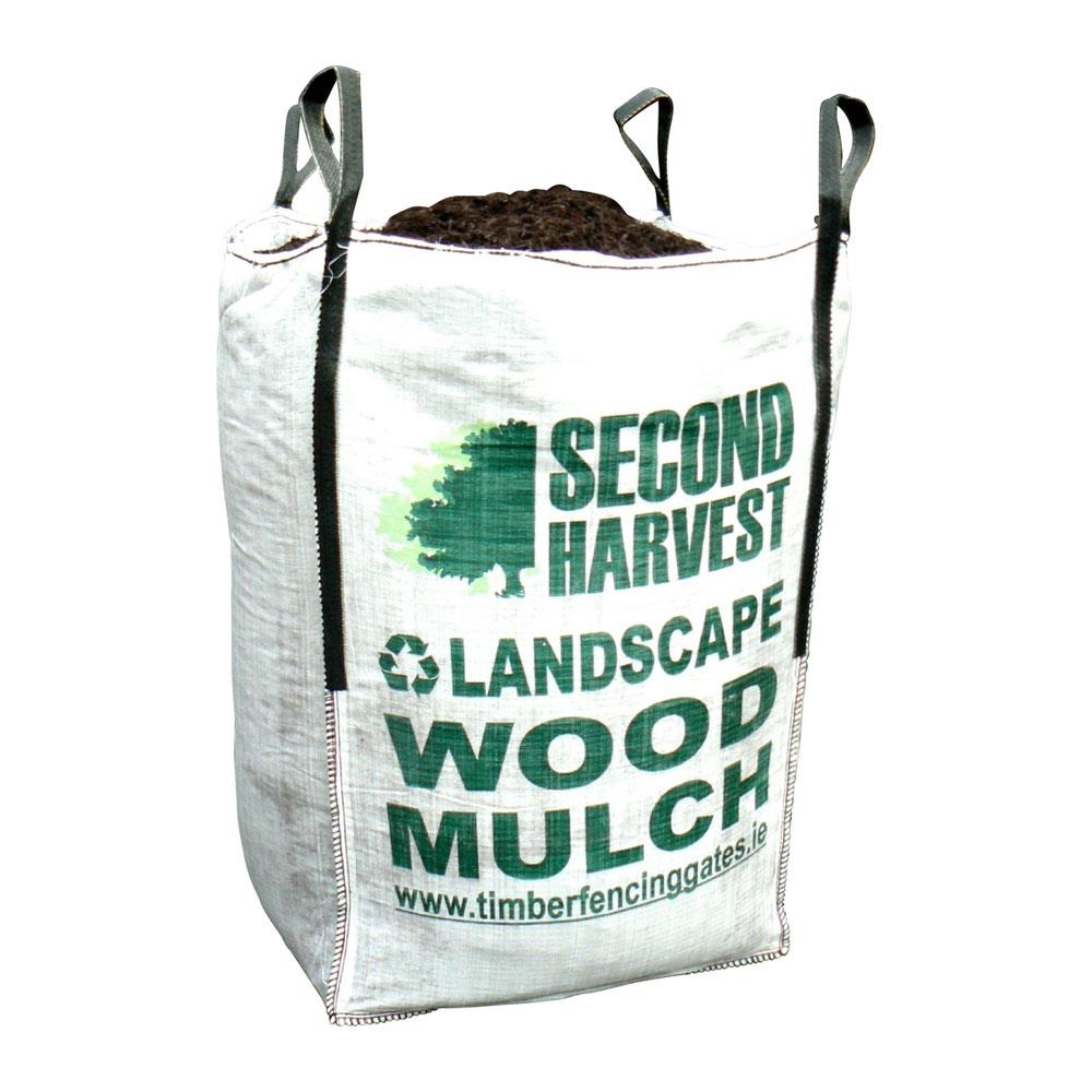 Second Harvest 1 Cubic Meter Bag Walnut Wood Mulch Stakelums Home