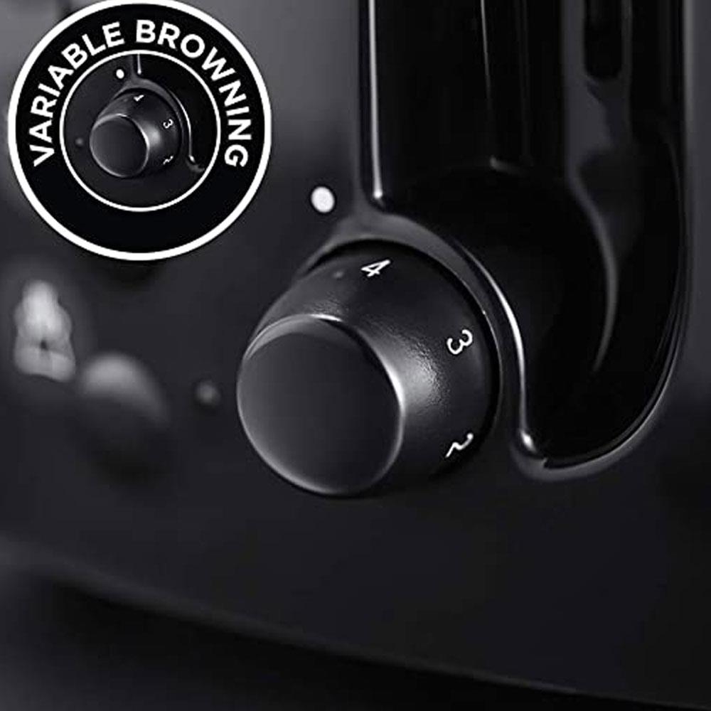 Russell Hobbs Textures 2 Slice Black Toaster Stakelums Home