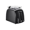 Russell Hobbs Textures Plus Black 2 Slice Toaster
