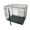 Black Fold Flat Dog Crate Medium