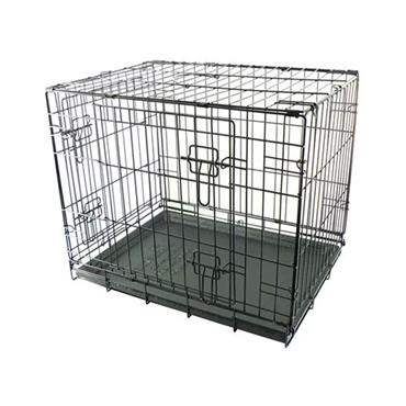 Black Fold Flat Dog Crate X-large