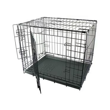 Black Fold Flat Dog Crate X-large