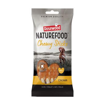 Naturefood Chicken Chewy Sticks Small 100G