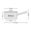 Stellar 7000 Saucepan Draining Lid 14cm