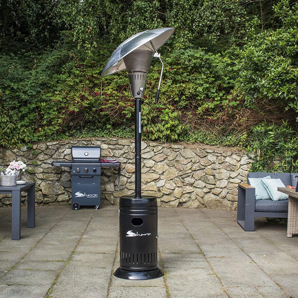 Sahara 13kw Heat Focus Gas Patio Heater Charcoal Stakelums Home